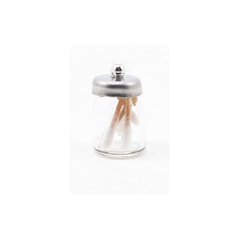 Cotton Swabs In Jar