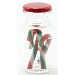 Candy Canes In Jar