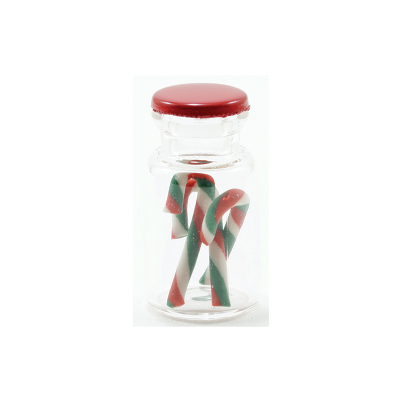 Candy Canes In Jar