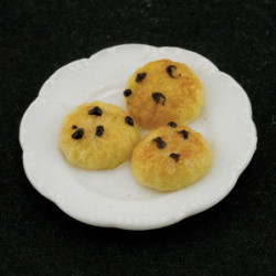 Chocolate Chip Cookies On Plate