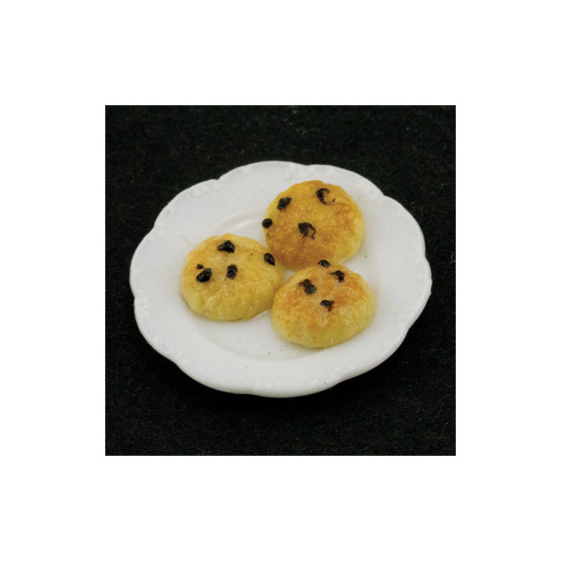 Chocolate Chip Cookies On Plate