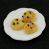 Chocolate Chip Cookies On Plate