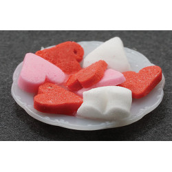 Heart Cookies On Plate