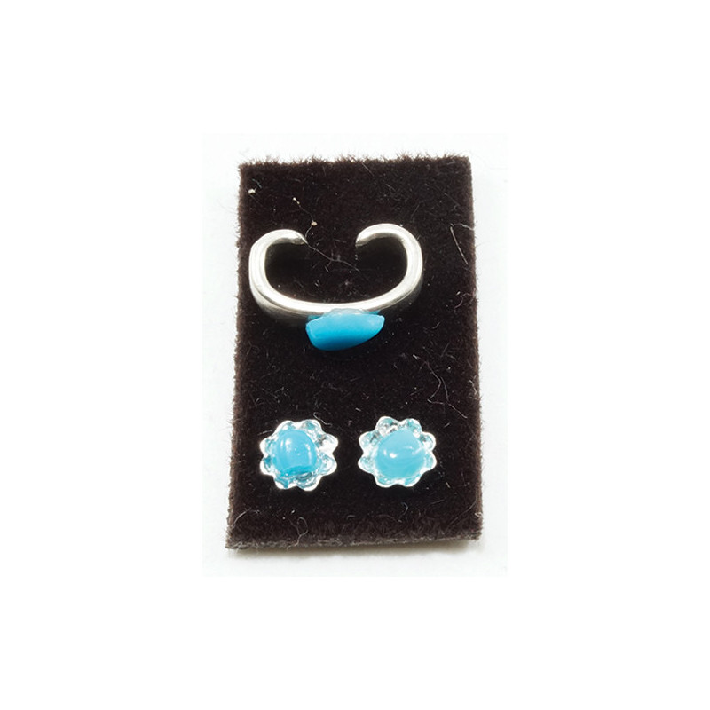 Bracelet & Earrings Turquoise
