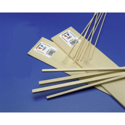 8 Inch Basswood Sheets: 1/4 X 8 X 24, 5/Pk