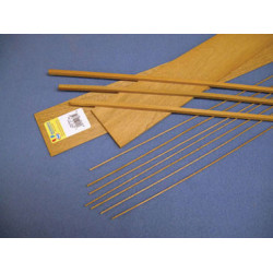 Mahogany Sheetwood, 1/4 X 3, 10/Pk