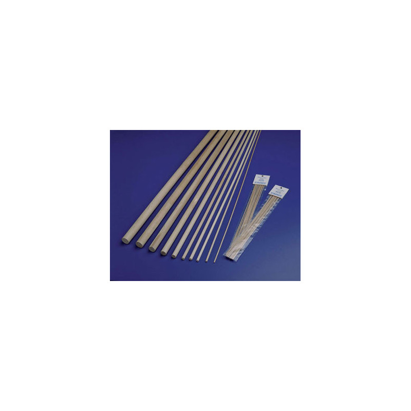 Birch Hardwood Dowels, 1/4X36,30/Pk