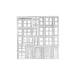 Victorian Details, Crystal Clear, 1/2In Scale