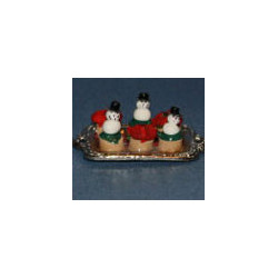 Snowman Cupcakes