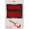 2.5 Inch Red Electric Guitar W/Case
