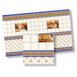 1/2 Inch Scale Wall Tiles, 4pc