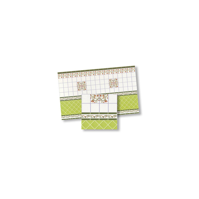 1/2 Inch Scale Wall Tiles, 4pc