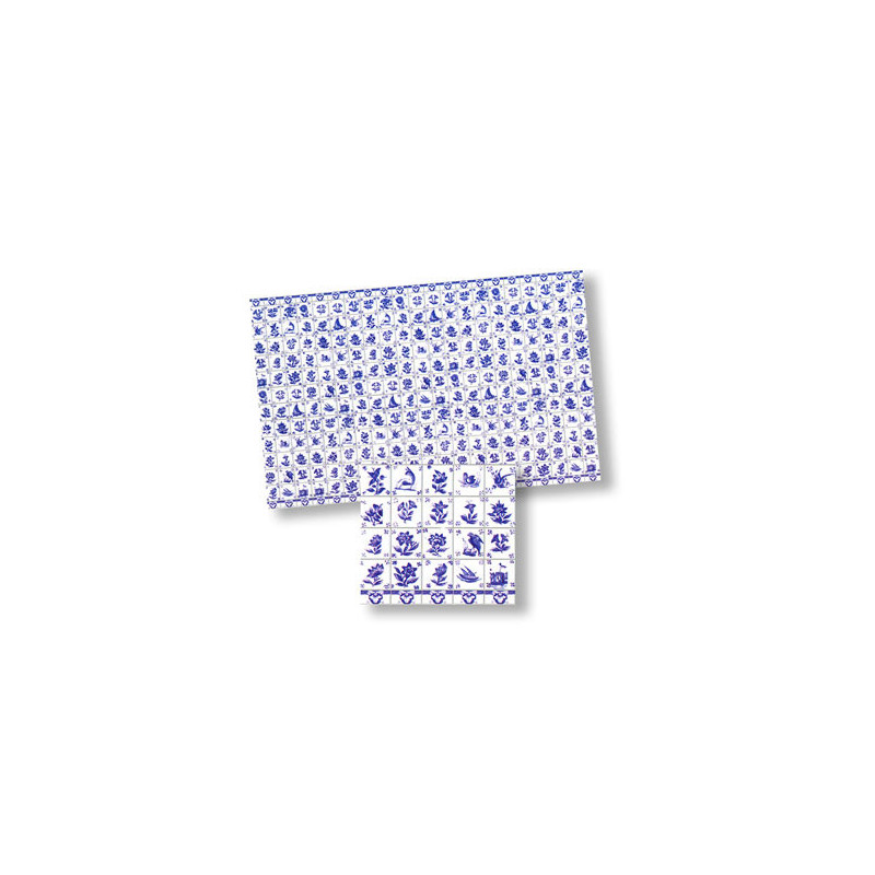 1/2 Inch Scale Wall Tiles, 4pc