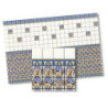 1/2 Inch Scale Floor Tiles, 4pc