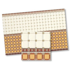 1/2 Inch Scale Floor Tiles, 4pc