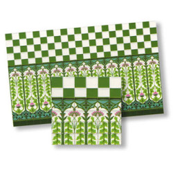 1/2 Inch Scale Wall Tiles, 4pc