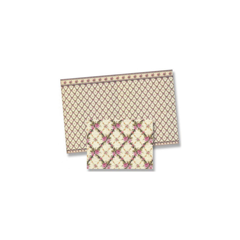 6 pack 1/2 Inch Scale Wallpaper, 6pc