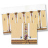 6 pack 1/2 Inch Scale Wallpaper, 6pc