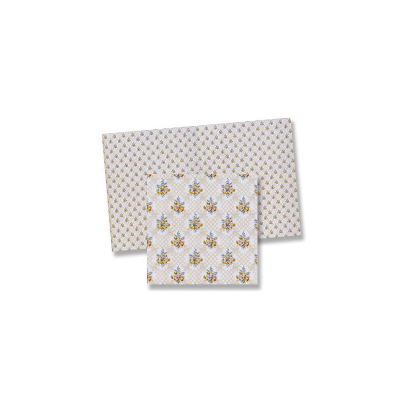 6 pack 1/2 Inch Scale Wallpaper, 6pc