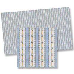6 pack 1/2 Inch Scale Wallpaper, 6pc