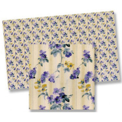 6 pack 1/2 Inch Scale Wallpaper, 6pc
