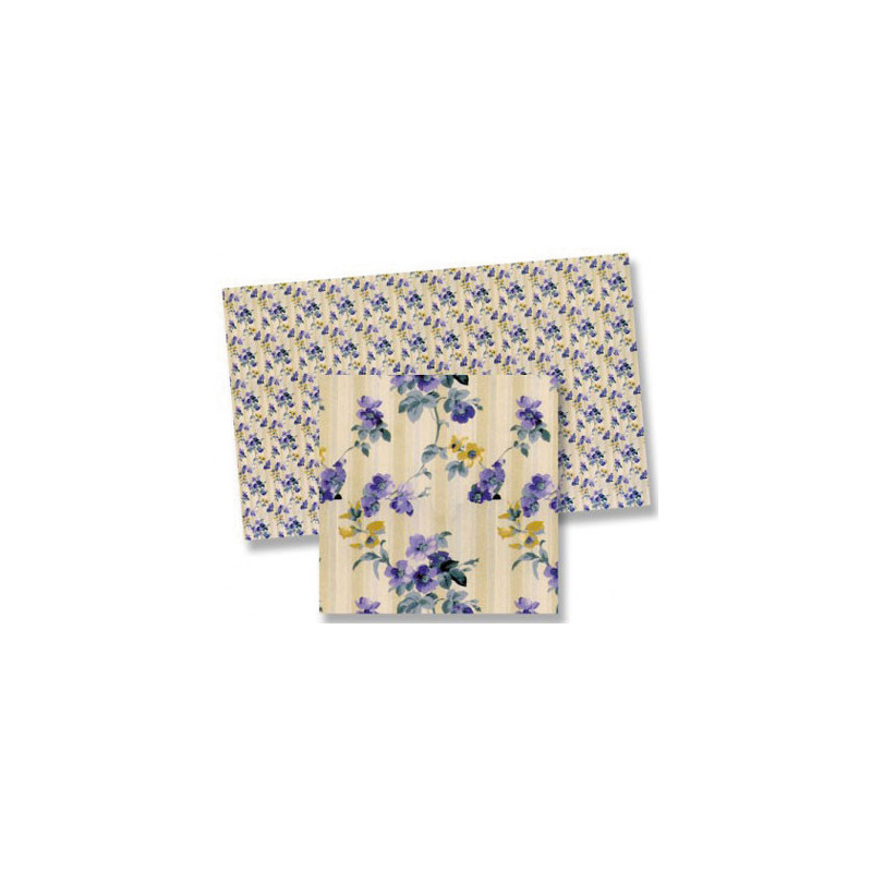 6 pack 1/2 Inch Scale Wallpaper, 6pc