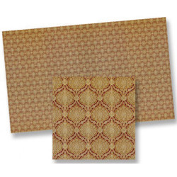 6 pack 1/2 Inch Scale Wallpaper, 6pc