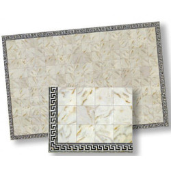 1/2 Inch Scale Faux Marble, 4pc