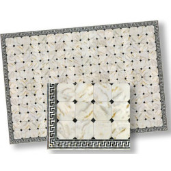 1/2 Inch Scale Faux Marble, 4pc