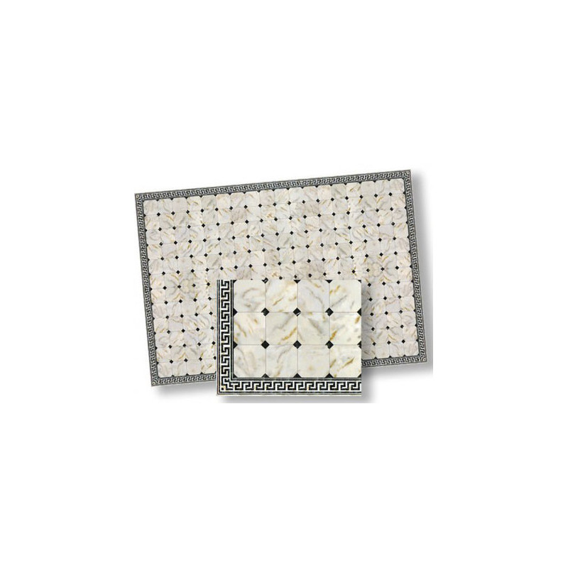 1/2 Inch Scale Faux Marble, 4pc