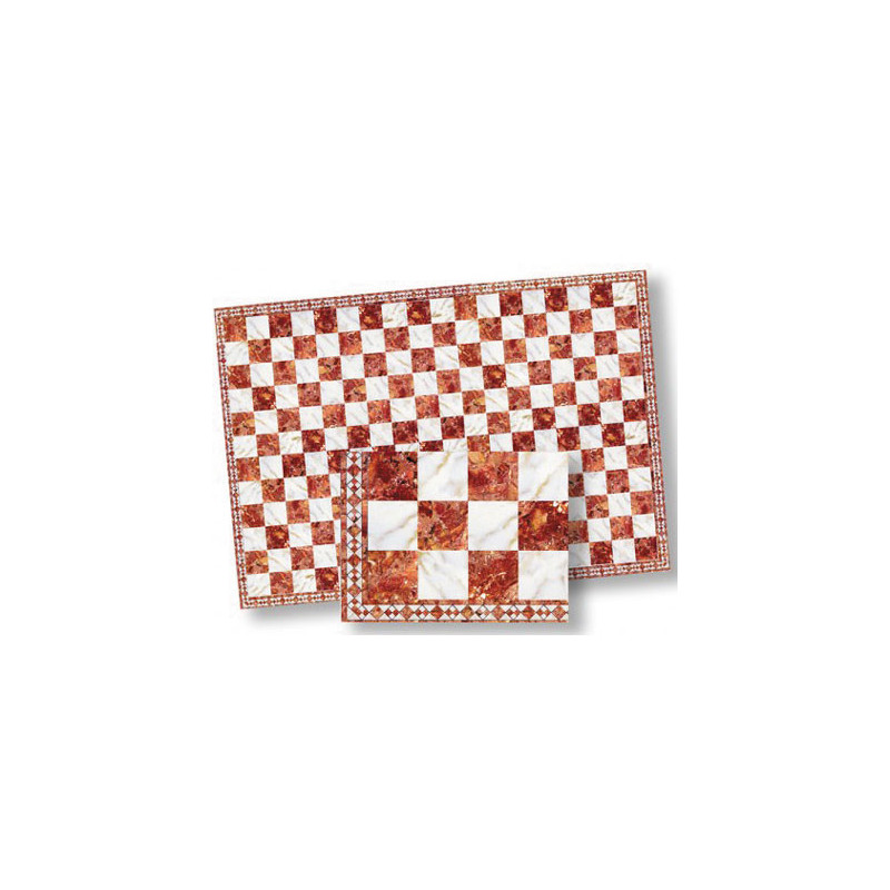 1/2 Inch Scale Faux Marble, 4pc