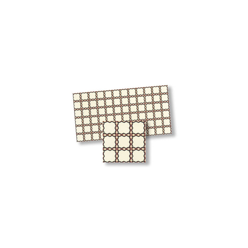 Mosaic Floor Tiles, 4pc