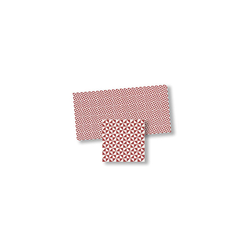 Mosaic Floor Tiles, 4pc