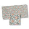 Mosaic Floor Tiles, 4pc