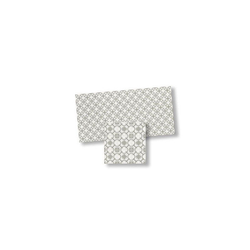 Mosaic Floor Tiles, 4pc