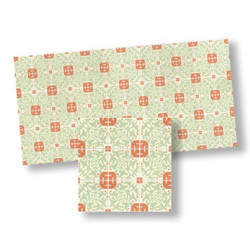 Mosaic Floor Tiles, 4pc