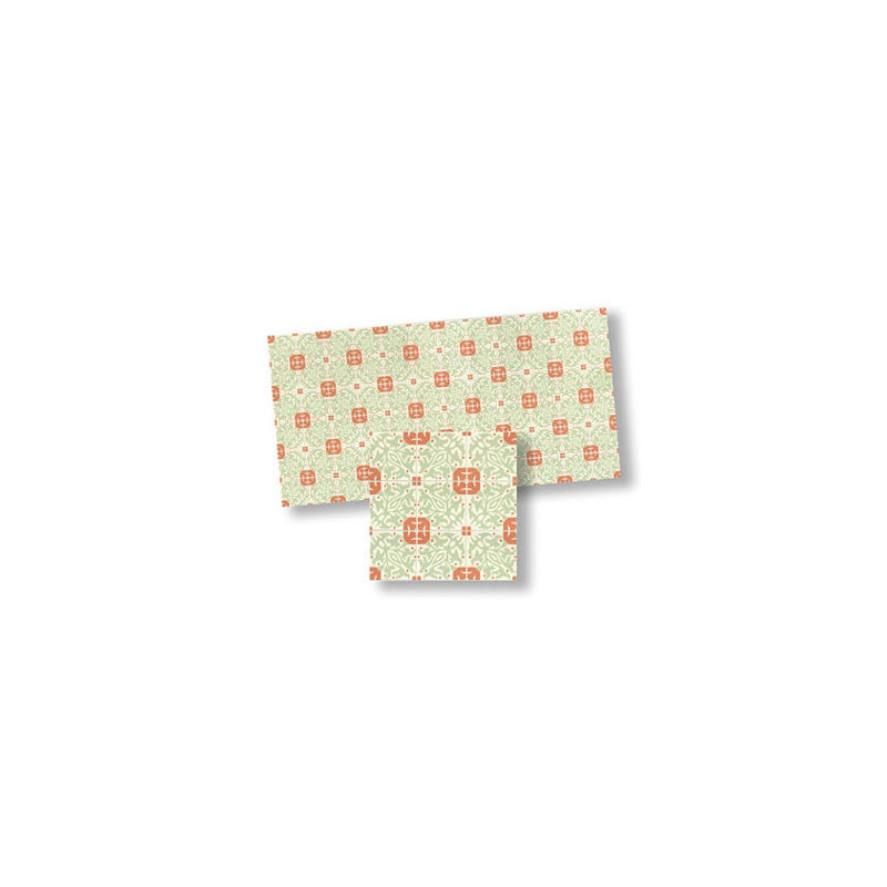 Mosaic Floor Tiles, 4pc