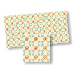 Mosaic Floor Tiles, 4pc