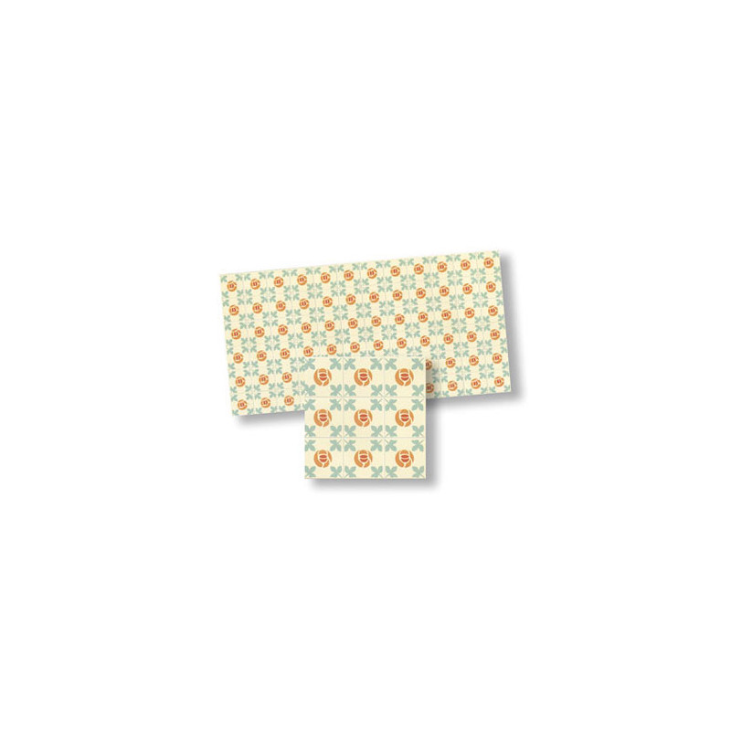 Mosaic Floor Tiles, 4pc