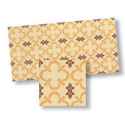 Mosaic Floor Tiles, 4pc