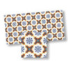 Mosaic Floor Tiles, 4pc