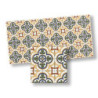 Mosaic Floor Tiles, 4pc
