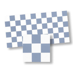 Mosaic Floor Tiles, 4pc