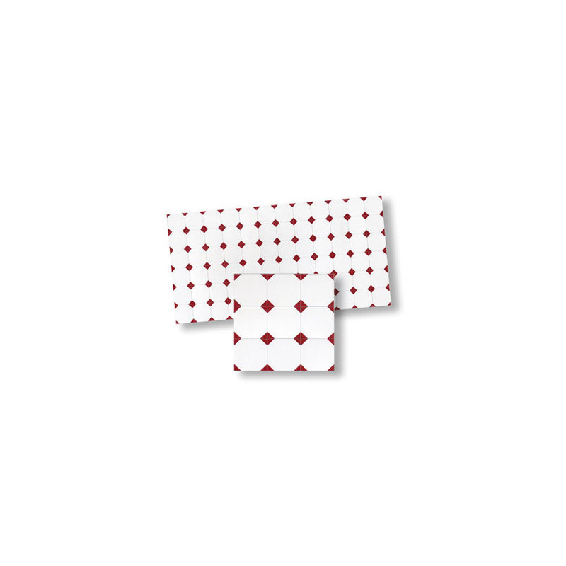Mosaic Floor Tiles, 4pc