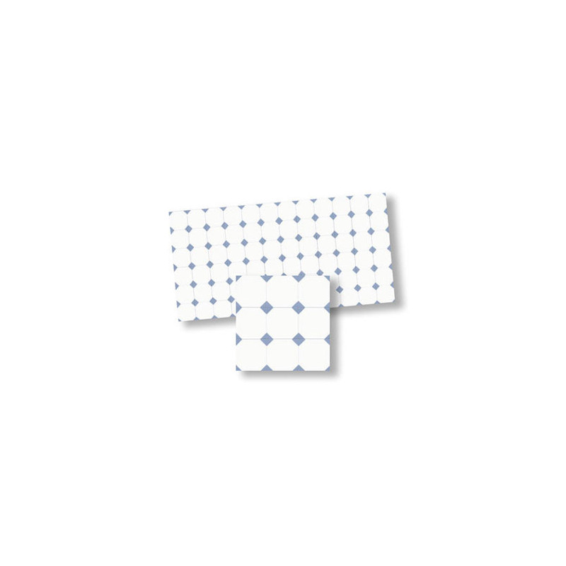Mosaic Floor Tiles, 4pc
