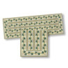 Mosaic Floor Tile Borders, 4pc