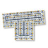 Mosaic Floor Tile Borders, 4pc