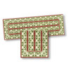 Mosaic Floor Tile Borders, 4pc
