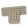Mosaic Floor Tile Borders, 4pc