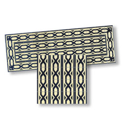 Mosaic Floor Tile Borders, 4pc